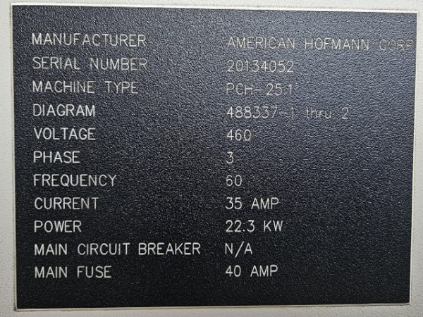 Hofmann Balancing Machine