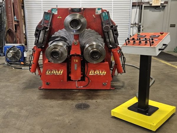 Davi 5" x 5" x 5/8" 3 Roll Double Pinch Angle Roll