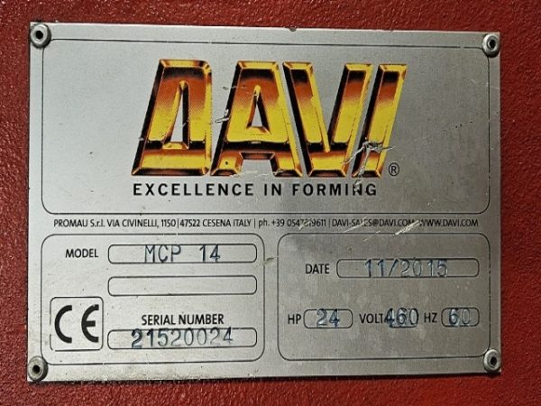 Davi 5" x 5" x 5/8" 3 Roll Double Pinch Angle Roll