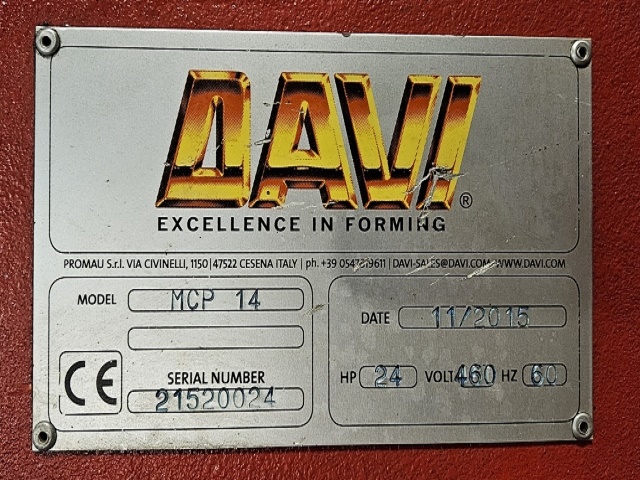 Davi 5" x 5" x 5/8" 3 Roll Double Pinch Angle Roll