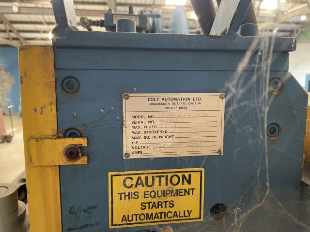 Colt Automation Ltd. Servo Feed Line